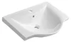 Aqualine ZARA 65 Keramik-Waschtisch 64,5x46cm, weiß Produktbild-Vorschau 1