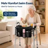 Rollator Tablett mit Getränkehalter, abnehmbar & Produktbild-Vorschau 7