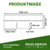 Bitumen Dachschindeln 2 m² rechteckig Schindeln Farbe: Rot Produktbild-Vorschau 3