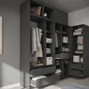 Kleiderschrank Vicco Elmo Anthrazit 50 x 40 cm 3er Set, Produktbild-Vorschau 5