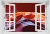 Wallario Poster mit Fenster-Illusion: Antelop Canyon USA  Produktbild-Vorschau 1