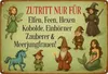 Blechschild AstraDesign 20x30 cm „Zutritt nur für Elfen, Produktbild-Vorschau 1
