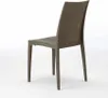 A single brown chair on a white background. Produktbild-Vorschau