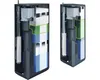 Cutaway view of two aquarium filters showing their internal components and filtration stages. Produktbild-Vorschau