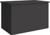 vidaXL Venkovní úložný box, černý, 80 x 50,5 x 50 cm, ocel Náhled obrázku produktu 1