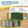 itenga Schüler-Etui Mäppchen geometrisches Muster 28 teilig Produktbild-Vorschau 4