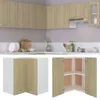 vidaXL Pensile ad angolo Lyon Sonoma rovere 57x57x60 cm Anteprima dell’immagine prodotto 1