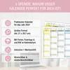 Tafelkalender 2027 abwischbar A4 Bunt - Wandkalender mit Produktbild-Vorschau 2
