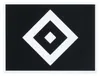 Hamburger SV HSV Autocollant losange football noir Voir les images du produit 2