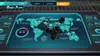 A digital map interface displaying territories and game options. Produktbild-Vorschau