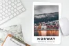 MuchoWow® Mauspad Mousepad Bergen - Norwegen - Wasser - Produktbild-Vorschau 5