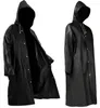 Regenponcho Regenmantel Uni mit Kapuze wasserdicht Produktbild-Vorschau 2