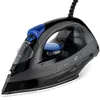 A black and blue electric steam iron is shown against a white background. Náhled obrázku produktu