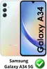 A product image showing a smartphone and its back with camera lenses, along with text and a checkmark icon. Voir les images du produit