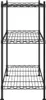 vidaXL Úložný regál se 3 policemi 60x35x76 cm černý 150 kg Náhled obrázku produktu 4