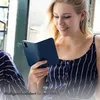 Selencia Echtleder Klapphülle Samsung Galaxy A32 (4G) - Produktbild-Vorschau 5