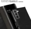 Selencia Genuine Leather Bookcase dla Samsung Galaxy S22 - Podgląd zdjęcia produktu 4