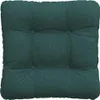 A single dark green tufted cushion is shown from a top-down perspective. Náhľad obrázku produktu