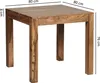 FineBuy Čtvercový jídelní stůl 80 cm z masivního dřeva Náhled obrázku produktu 3