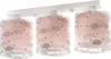Plafoniera per bambini a 3 luci Clouds Nuvole rosa Anteprima dell’immagine prodotto 1