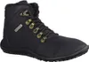 A black winter boot with fur lining and brass eyelets. Náhled obrázku produktu