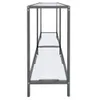 vidaXL Tavolino da salotto trasparente 140x35x75,5 cm in Anteprima dell’immagine prodotto 4