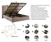 Bambi Boxspringbett 140x200 mit Bettkasten mit Matratzen Produktbild-Vorschau 4