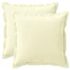 vidaXL, 2 housses de coussin, HOUTEN, crème, 35 x 35 cm, Voir les images du produit 1