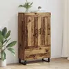 vidaXL Highboard old wood 69,5 x 31 x 115 cm materiál na Náhled obrázku produktu 1