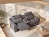 Vente-unique VERETO, Liegestuhlsofa, Wohnzimmer, Grau, 2 Produktbild-Vorschau 2