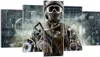 Bild auf Leinwand - Leinwandbild - Soldat Gewehr - 160x85cm Produktbild-Vorschau 1