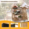 Carrello da servizio COSTWAY, carrello da cucina in Anteprima dell’immagine prodotto 7