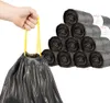 vidaXL Müllsäcke mit Zugband 250 Stk. Schwarz 120 L Produktbild-Vorschau 2