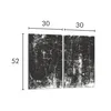 Glasschutzplatte für Herd 2x30x52 Grau Produktbild-Vorschau 2