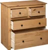 vidaXL Sideboard 80x40x83 cm Kiefernholz Panama Produktbild-Vorschau 4