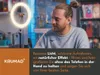 Anello luminoso LED KRUMAD con treppiede e supporto per Anteprima dell’immagine prodotto 6