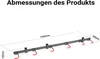 Wiltec Fahrrad Wandhalterung für 6 Fahrräder 160,4 x 18 x Produktbild-Vorschau 3
