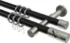 Interdeco Gardinenstange / Vorhangstange Schwarz / Produktbild-Vorschau 1