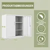 COSTWAY archiefkast, afsluitbaar, 91 cm, metalen kast met Productafbeelding-voorbeeld 3