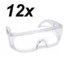 12er Set Schutzbrille Transparent Arbeitsschutzbrille Produktbild-Vorschau 1