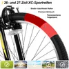 HILAND Mountainbike 29 Zoll MTB Herren Damen, mit 21 Gang, Produktbild-Vorschau 3
