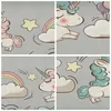 Bild auf Leinwand - Leinwandbild - Wolke Tapete Einhorn Produktbild-Vorschau 8