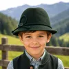 Isar-Trachten Kinder Trachtenhut mit Zierband 60102 | Grün Produktbild-Vorschau 2