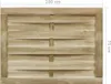 A wooden garden gate with dimensions indicated. Náhľad obrázku produktu