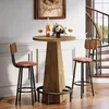 Bartisch, 95 cm hoher runder Stehtisch mit Metallfußstütze, Produktbild-Vorschau 5