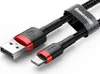 Câble Lightning Usb Baseus Cafule 2.4A 1M (Czarno-Czerwony) Voir les images du produit 15