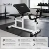 tectake® Curlbank Hantelablage 5-fach höhenverstellbar Produktbild-Vorschau 2