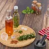 Relaxdays flessen om te vullen, 250 ml, zilver-transparant Productafbeelding-voorbeeld 2