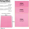 Sporttrend 24® 4 Schutzmatten + 8 Randstücke Set Pink Produktbild-Vorschau 2