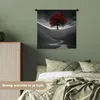 MuchoWow® Wandteppich Wandbehang Schwarz-Weiß-Foto mit Produktbild-Vorschau 4
